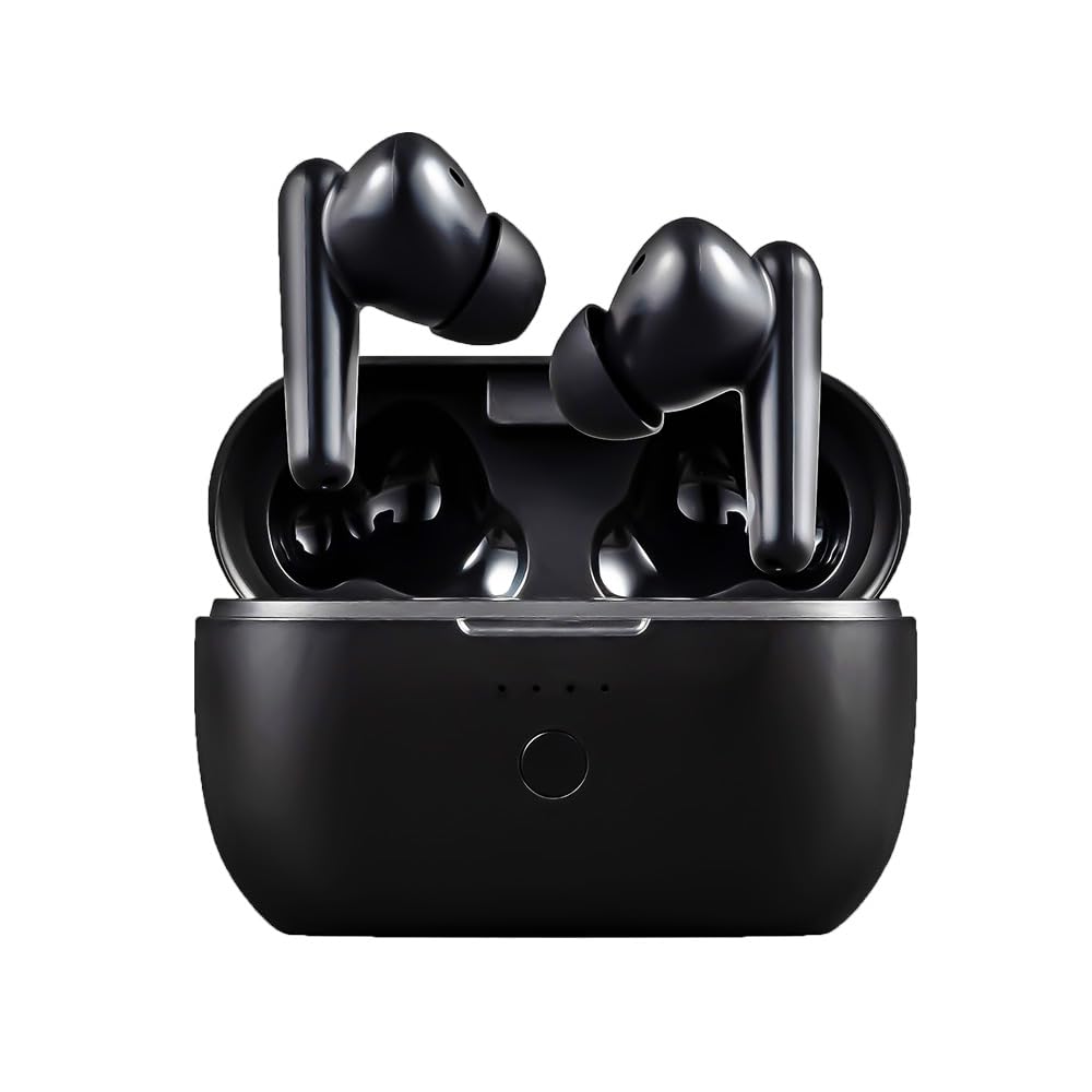 Qoo10最安値挑戦 アイリスオーヤマ ワイヤレスイヤホン Bluetooth 5.2 アクティブノイズキャンセリング ANC イヤホン 最大20時間連続再生 IPX4防水規格 マイク内蔵 自動接続