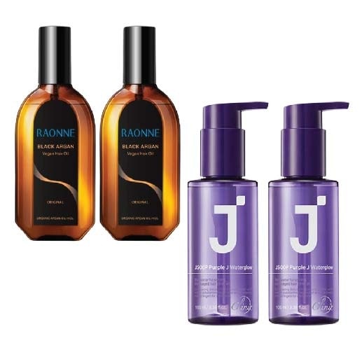 J-SUP パープルジェイ ウォーターグロー シルク プロテインヘア エッセンスオイル100ml 2個