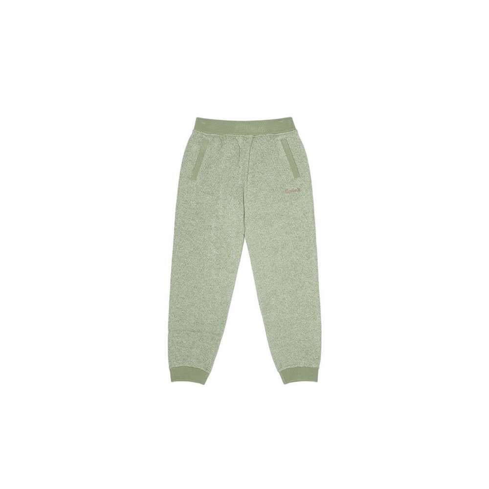 コダックアパレルブラウニーセミオーバーフィットライトウォーム起毛ジョガーパンツミントグリーン