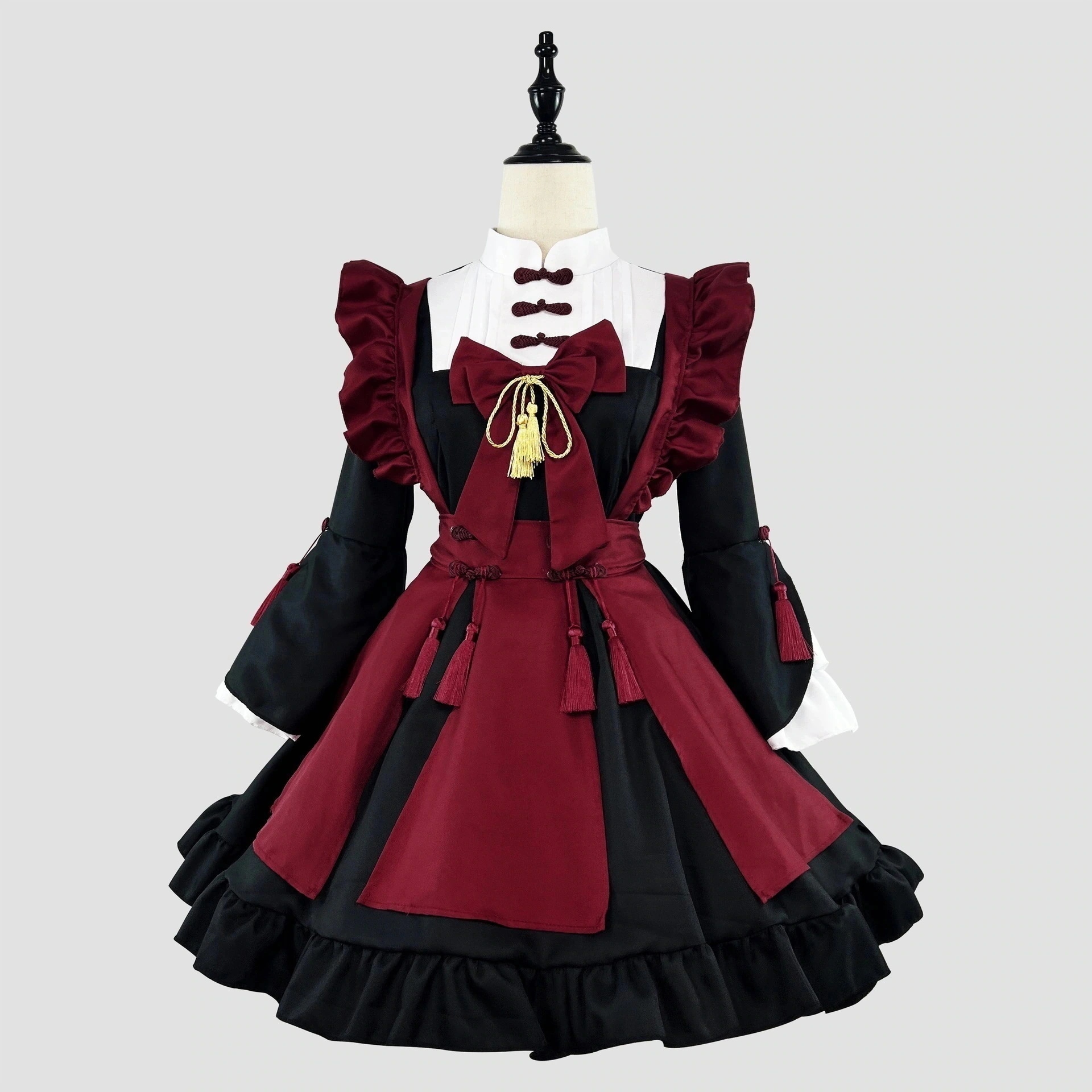 [zenl]在庫品のセールロールプレイング ロリータ コスプレ衣装 メイド服 新品 メイド服 大きいサイズ