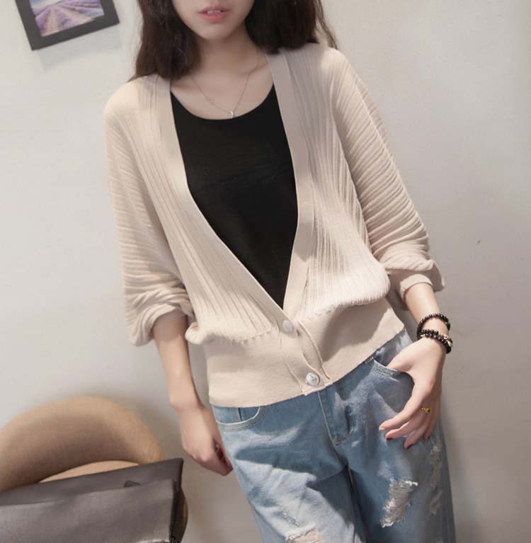 トップス カーディガン 袖あり パフスリーブ 長袖 Vネック 襟なし かわいい 大人可愛い きれいめ シンプル 上品 カジュアル 大人 おしゃれ お洒落 大人女子 こなれ感 ラフ キュート ガーリー