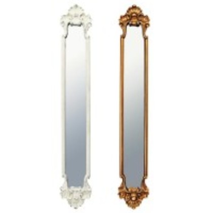 グレース アート ミラー アバロン アンティークホワイト・GM-08011