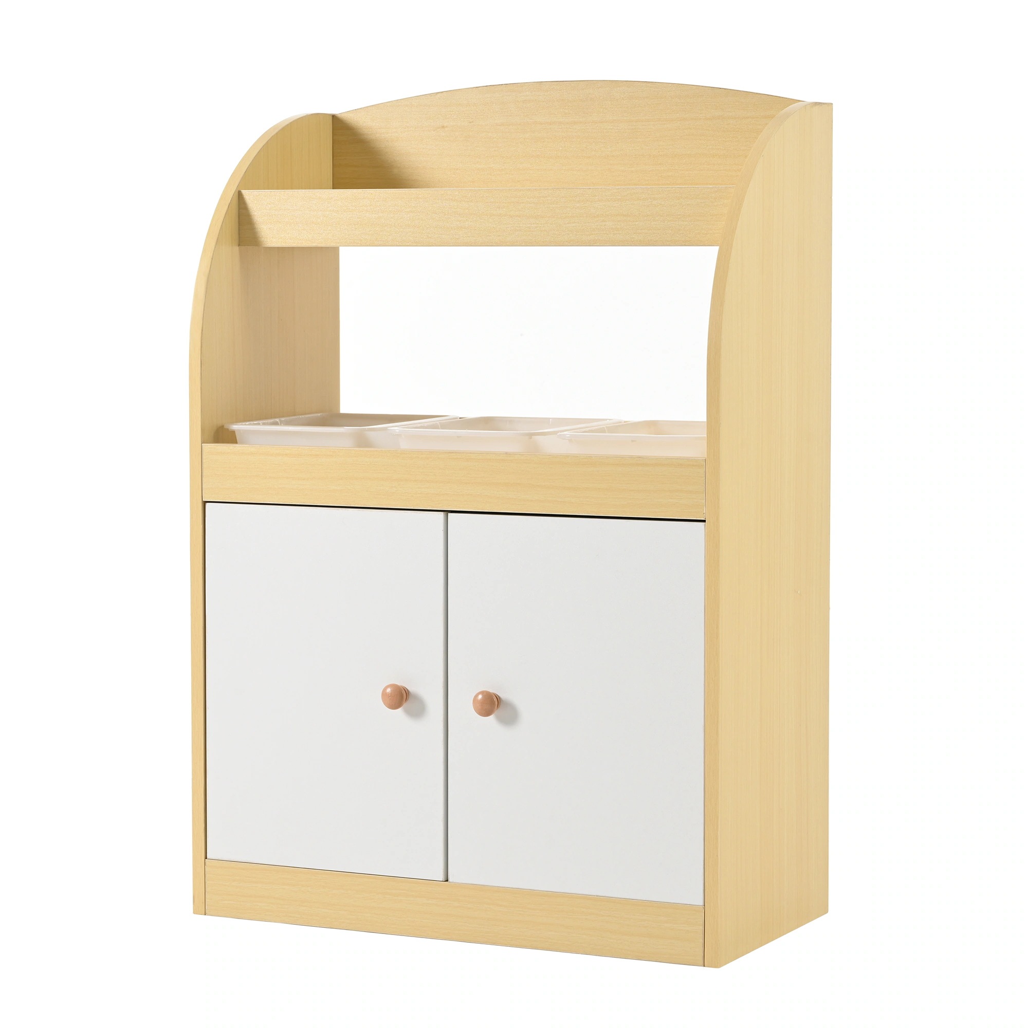 【国内発送&送·料·無·料】絵本ラック 絵本棚 本棚 収納ラック 多機能 おもちゃ収納 収納ボックス 子供部屋 収納ケース 子ども用 家具 木製 キッズ-72