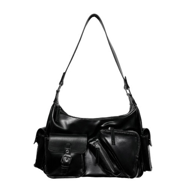 ウラン韓国ショルダーバッグマドレーヌユーティリティポケットショルダーバッグ