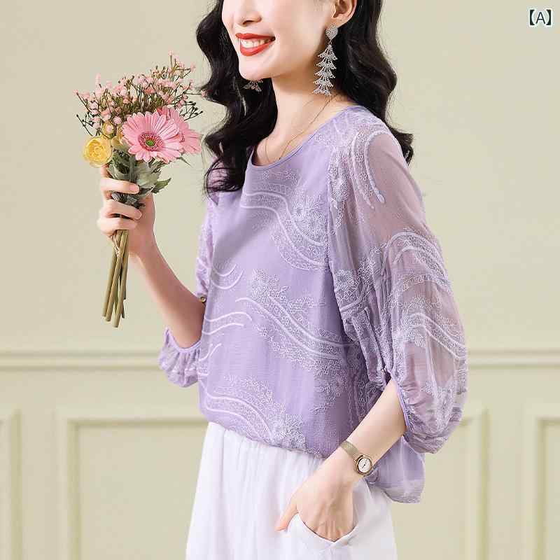 レディース シャツ ブラウス 長袖 アーバン ノーブル スタイリッシュ ショッピング オフィス コーデ