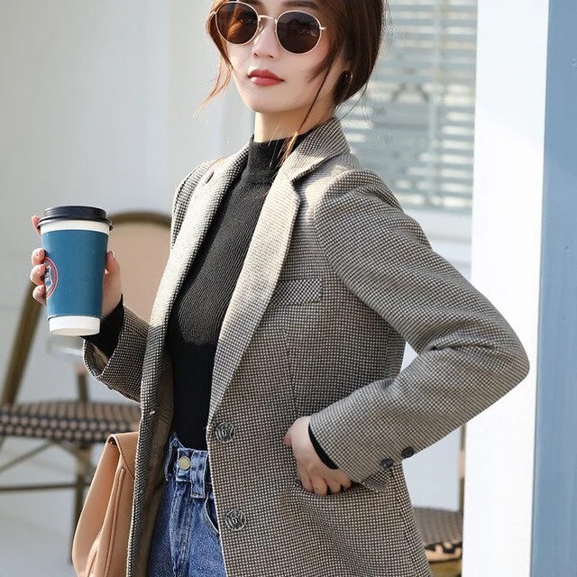 入社応援 スーツ ジャケット 春秋 通勤 OL カジュアル 小柄 ラシャ スーツコート ノーカラー30%までに制限