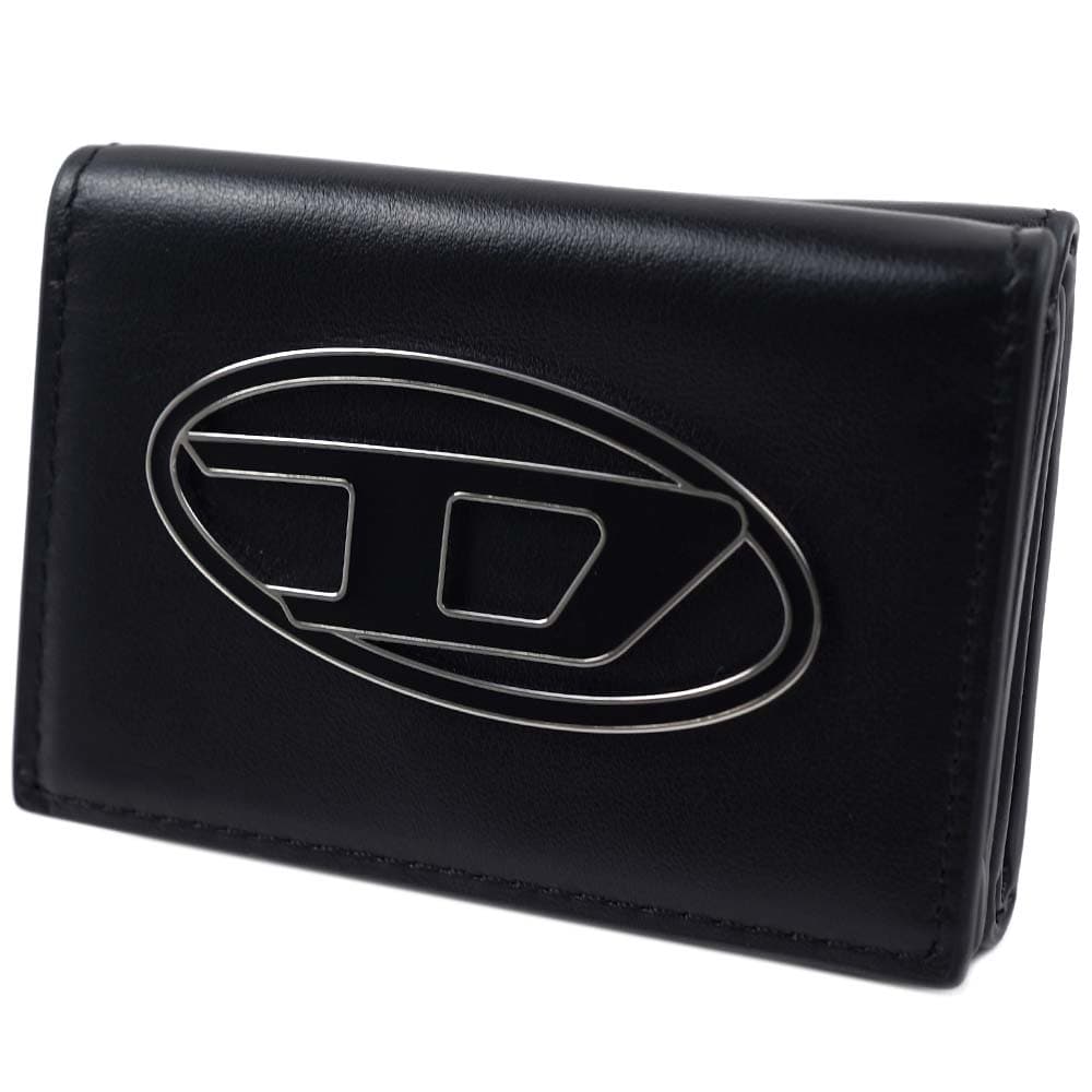 ディーゼル 財布 ミニ財布 三つ折り財布 レディース メンズ ユニセックス ブラック DIESEL X08806-PR818-T8013