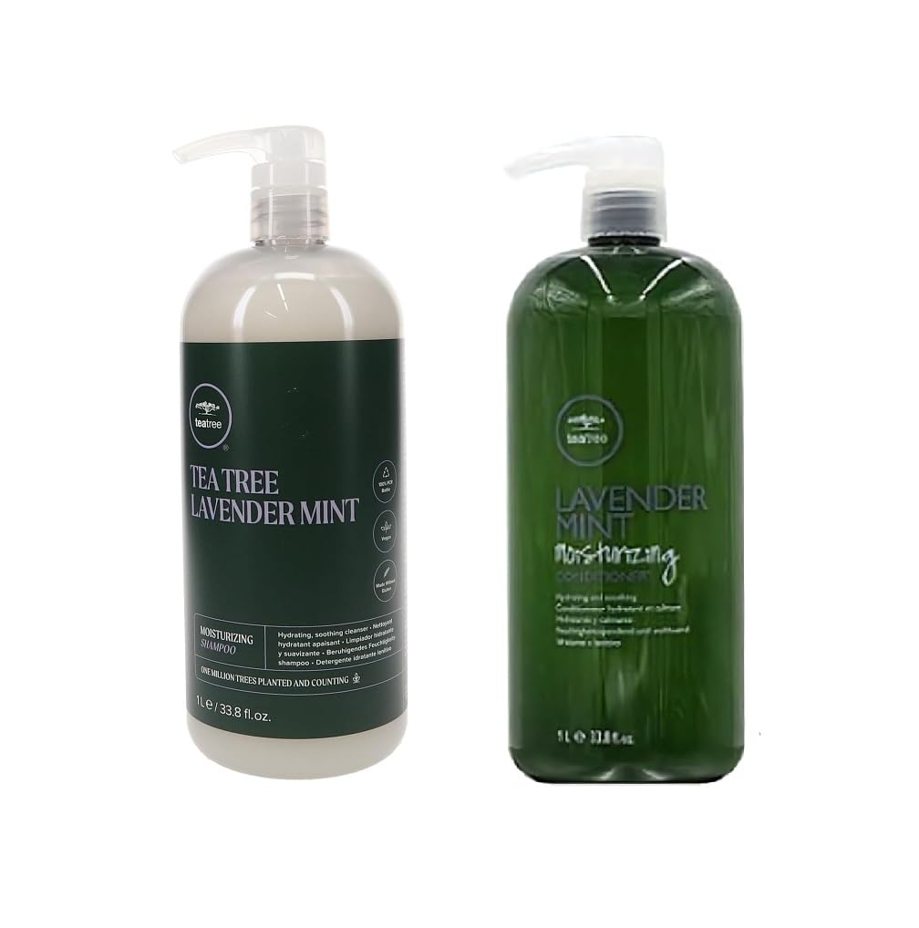ポールミッチェルTツリーLMラベンダーミント モイスチャライジング セット各1000ml