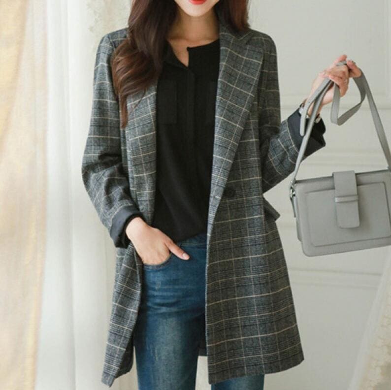 テーラードジャケット レディース ジャケット 春 秋 冬 アウター スーツ フォーマル オフィス チェック柄 スーツジャケット 無地 おしゃれ きれいめ 上品 大人 OL ベーシック 通勤 フェミニン