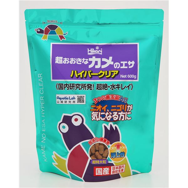 （まとめ）超おおきなカメのエサハイパークリア 600g （ペット用品）(×5セット)