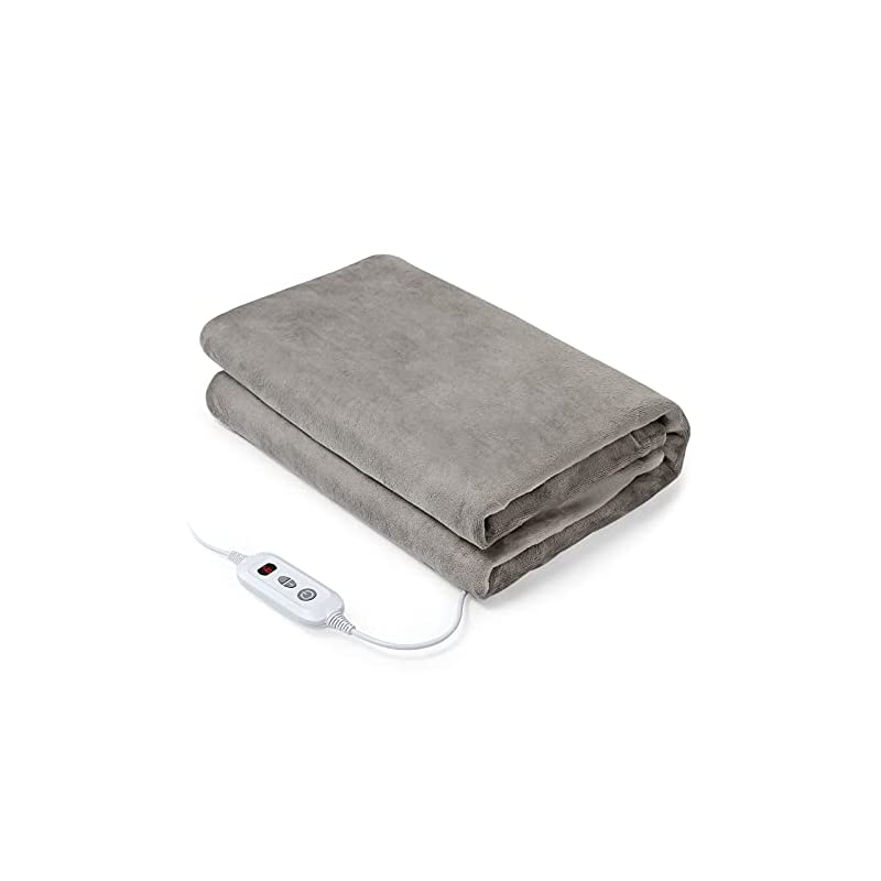 電気毛布 電気敷き掛け兼用毛布 180x130cm洗濯可 抗菌防臭 ダニ退治 防寒 暖房器具 省エネ