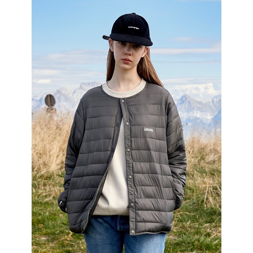 FLUKE フルークレイクアヌシー襟なし軽量パッド FPJ218 2色 Wジャンパー・ブルゾン