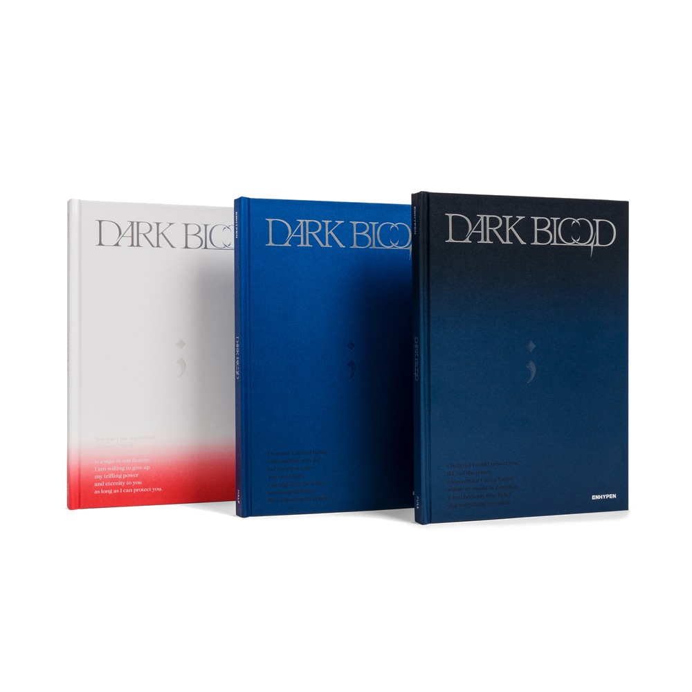 ENHYPEN - DARK BLOOD / PHOTOBOOK VER / アルバム3種セット / FULL / HALF / NEW
