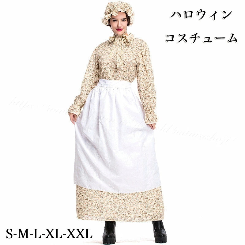 ハロウィン 衣装 ハロウィン服 大人 ワンピース レディース コスチューム ハロウイン仮装 ハロウィーン ドレス コスチューム仮装 万聖節 HAPPY HALLOWEEN おばあちゃんオオカミ プレゼ