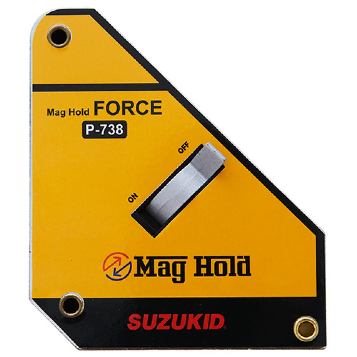 スズキッド SUZUKID マグホールドフォース P-738 溶接 組立 溶接作業 強磁力 スイッチ付