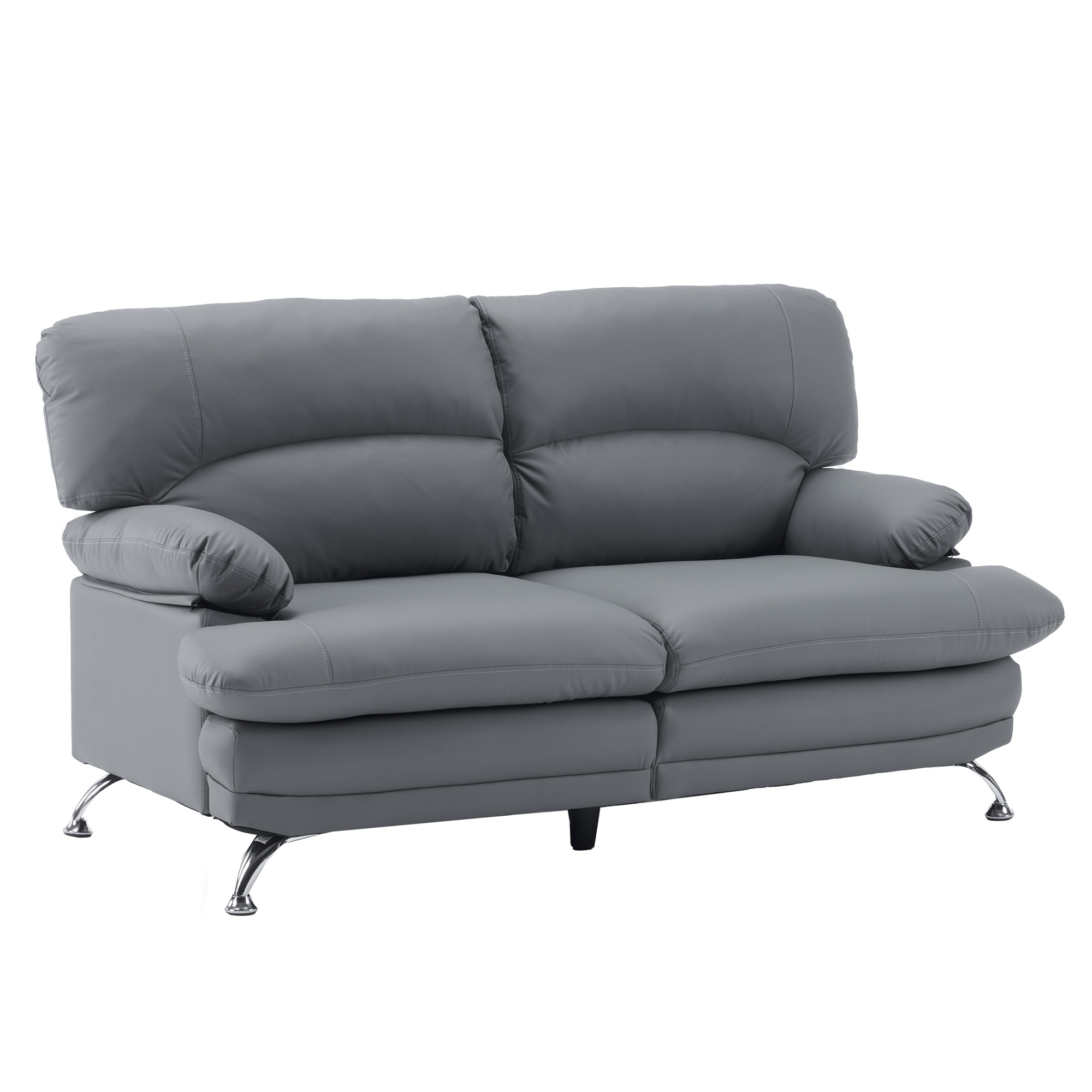 【送！料無！料　30日保証】ソファー ソファ 2人掛け 幅155cm 2人掛け 北欧 ソフトレザーソファー 2p モダン モダン リビングソファー ソファーセット ソファセット PU 弾力 応接室 オ