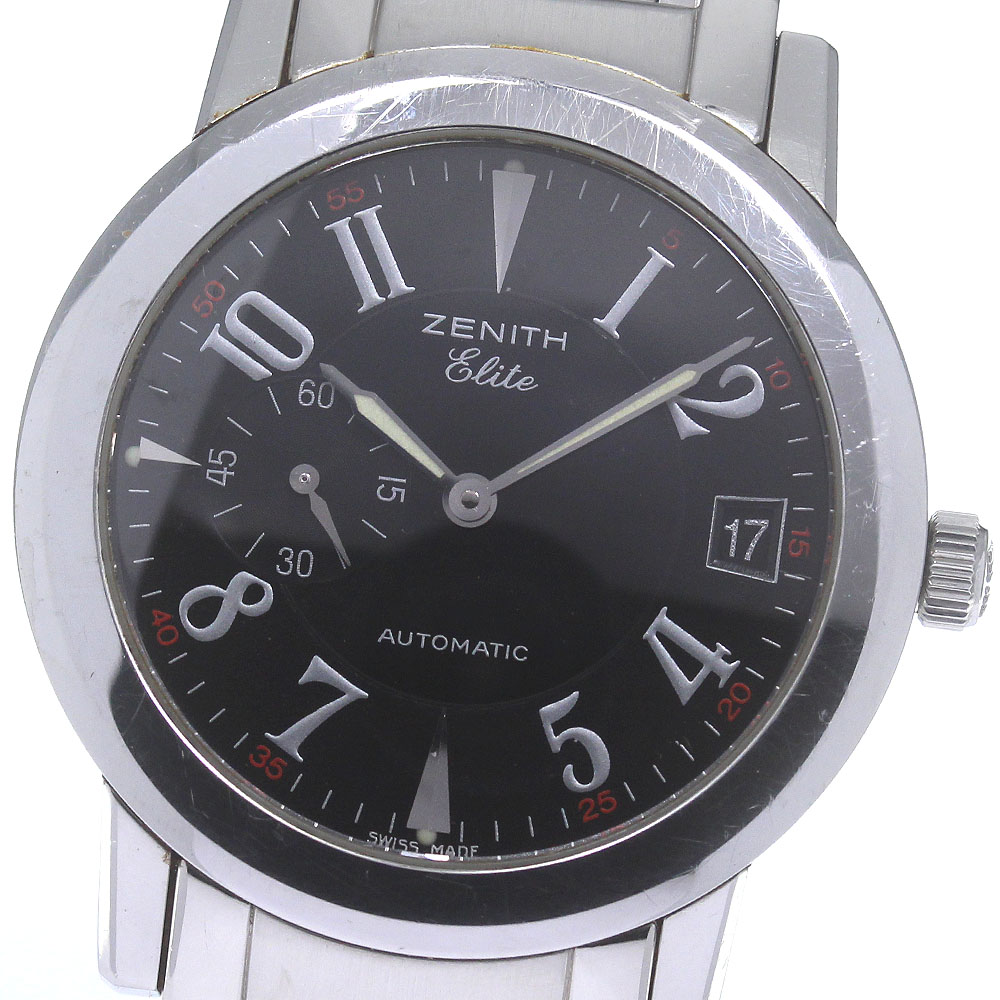 訳あり ゼニス ZENITH 01/02.0450.680 ポートロワイヤル エリート スモールセコンド 自動巻き メンズ 保証書付き_815868【中古】