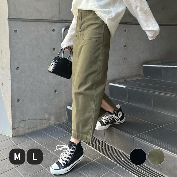 スカート ベイカースカート Iライン ナロースカート ポケット付き ベイカーパンツ カーゴ ミリタリー カジュアル / ベイカーロングスカート