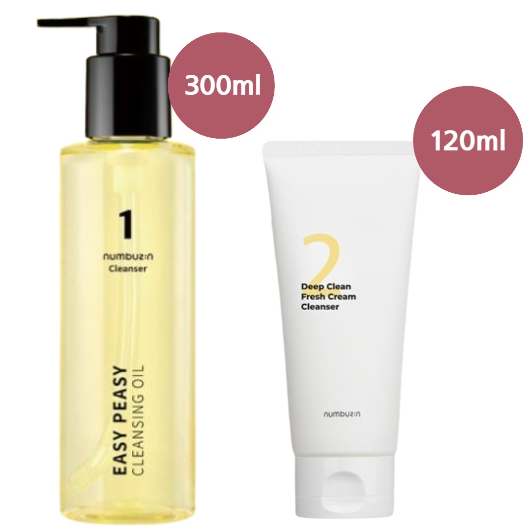 【ヒョクs pick/正規品/企画2種セット】1番さっぱりすっきりクレンジングオイル300ml+2番クレンジングフォーム120ml/ディープクレンジング/低刺激/毛穴ケア/韓国コスメ