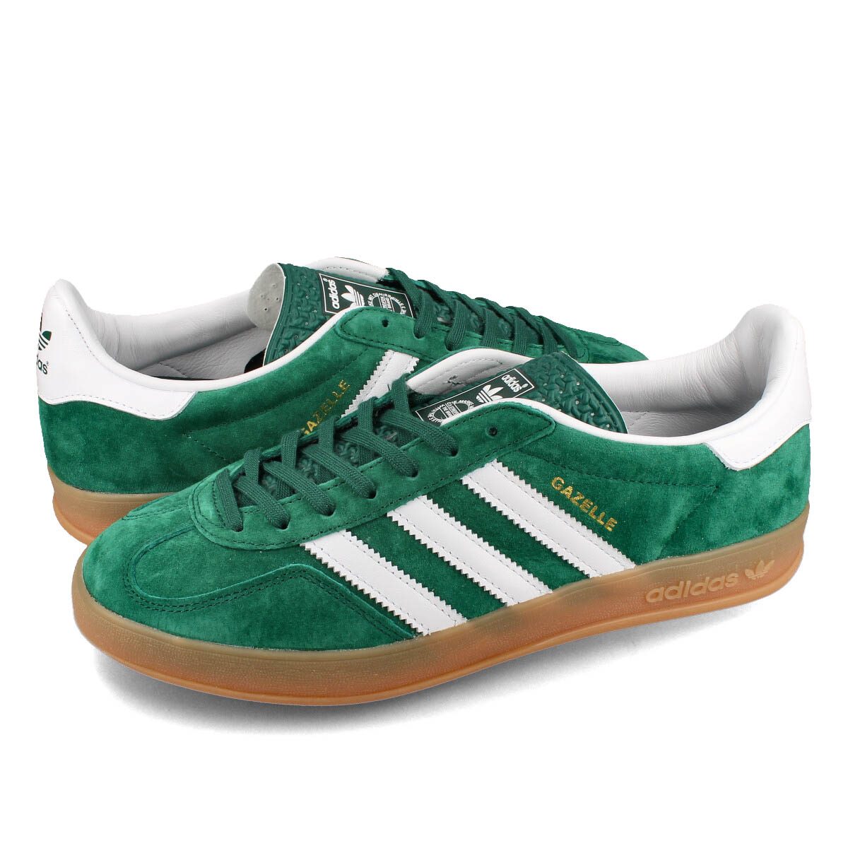 GAZELLE INDOOR COLLEGE GREEN/FTWR WHITE/GUM 9,363円