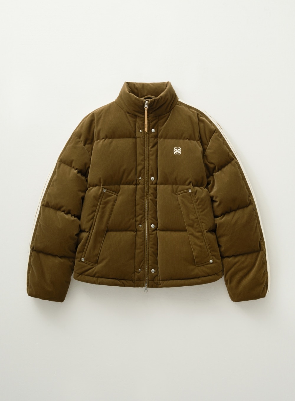 【SATUR】 LAWTON CORDUROY DUCK DOWN PADDING : BROWN