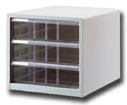 ナカバヤシNakabayashi アバンテＶ２レターケース B４サイズ深型３段 BL-M33ニューグレー(BL-M33-ニューグレー）