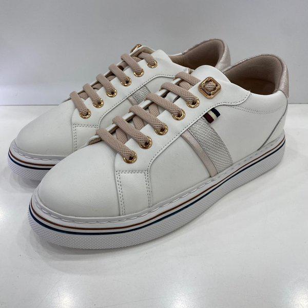 女性軽量バンディングスニーカー YADFHZ733WH HSIF1A GN