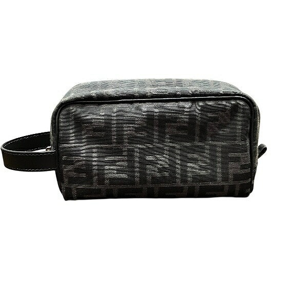 フェンディ FENDI ズッカ柄 FFポーチ スモール 7N0151ALWK バッグ ウエストポーチ ユニセックス 【中古】