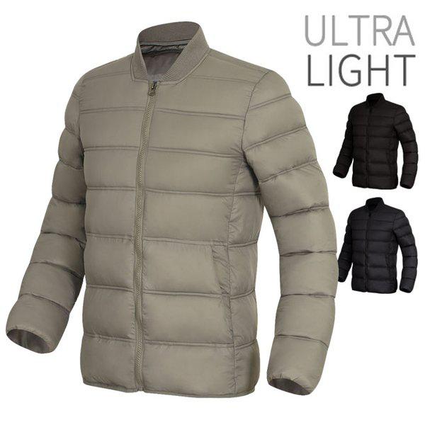 ニット シボリ カラー 軽量 パディング ジャケット ジャンパー ジップアップ 冬 ぬくぬく