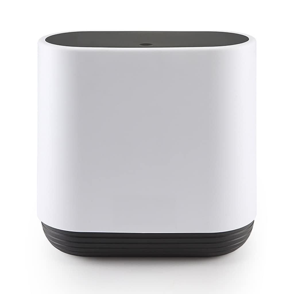 ゴミ箱塵箱 ごみ箱垃圾桶 10リットルのコンパクトなゴミ箱狭いスペースのためのゴミ箱廃棄物バスケット キッチンゴミ箱 寝室 オフィス デスク下 (Color : Black)