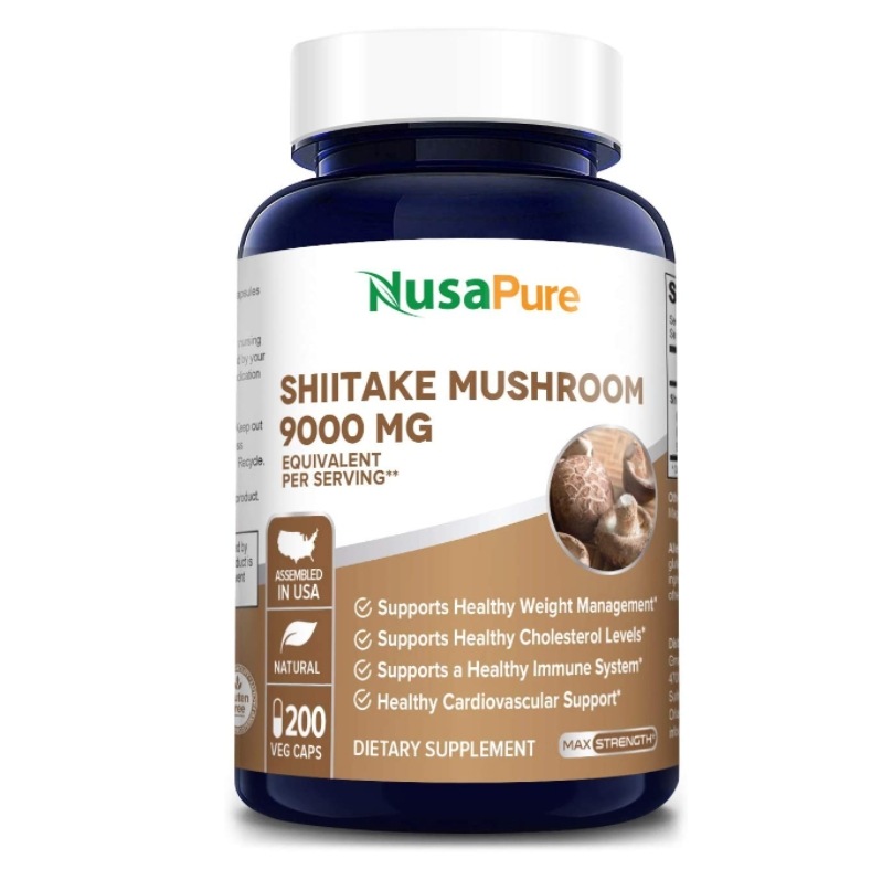 激安】 Gluten-Free) (Non-GMO Capsules Veggie 200 9000mg Extract Mushroom  Shiitake Support Weig Healthy for ビタミン類 - flaviogimenis.com.br