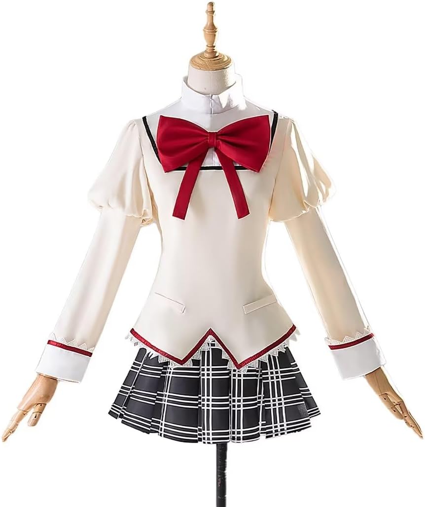 コスプレ 衣装 美樹さやか 佐倉杏子 巴マミ 暁美ほむら 鹿目まどか 魔法少女まどかマギカ 制服 イベント パーティー 変装 演出服 クリスマス パーティー