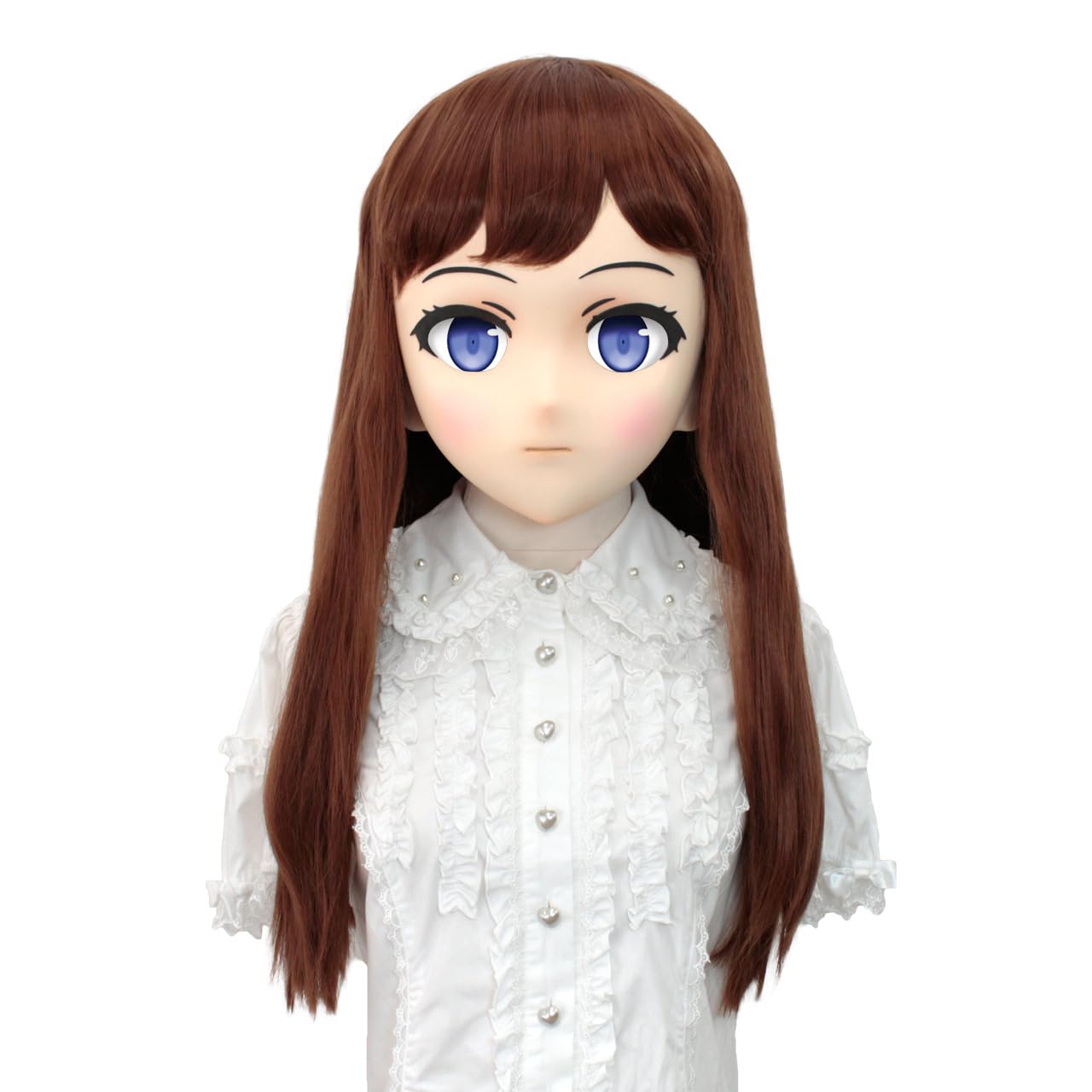 むにむに製作所 プレミアム ウィッグ【ブラウン】ロング