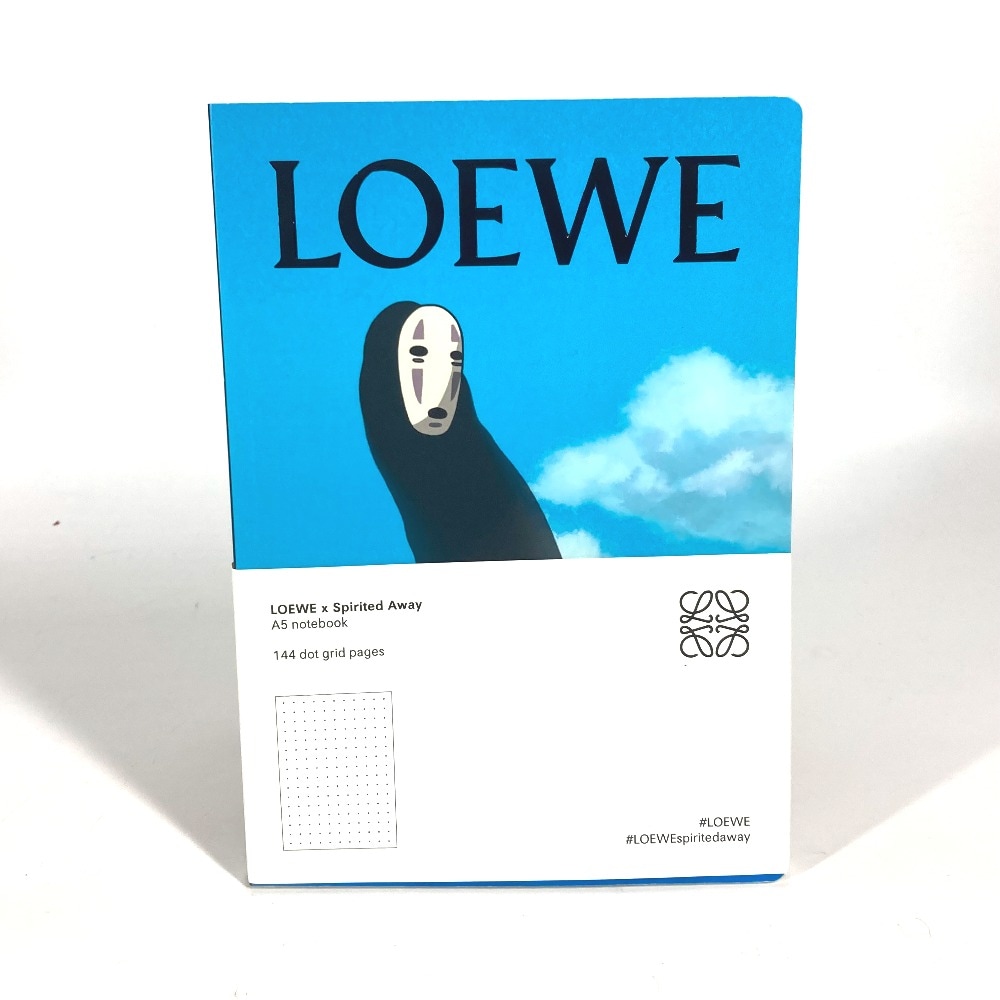 ノートブック カオナシデザイン スタジオジブリ コラボ 千と千尋の神隠し ステーショナリー メモ帳 ノート ペーパー ブルー