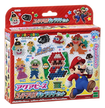 他サイト： エポック社 アクアビーズ　スーパーマリオ キャラクターセット アクアビーズ AQ-234アクアBマリオキャラクターセの商品画像