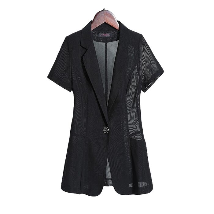 【送料無料】アウター ジャケット メッシュ レディース 羽織り きれいめ カジュアル おしゃれ 半袖 大人 可愛い フェミニン テーラード カーディガン シンプル ベーシック 透け感 涼しい ホワイト