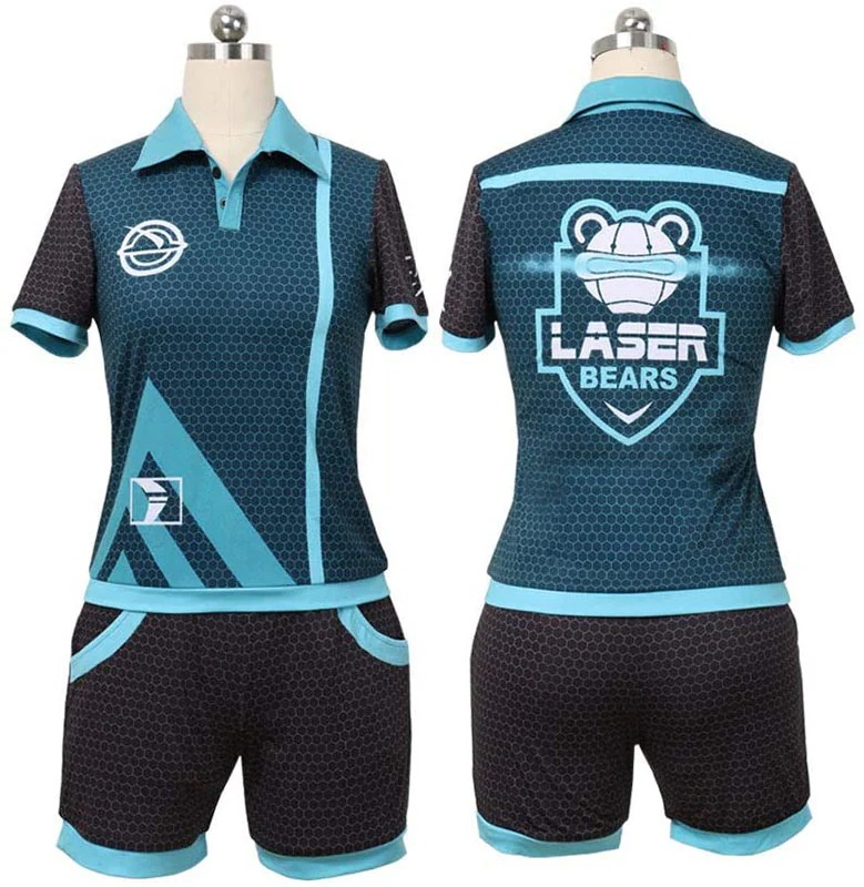 フェンミン ユニフォーム 風 コスプレ衣装 運動服 ハロウィン キャンペーン 半袖上下セット