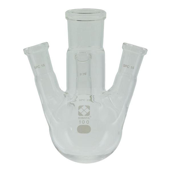 (柴田科学)SPC四口丸底フラスコ 100mL 030180-15100