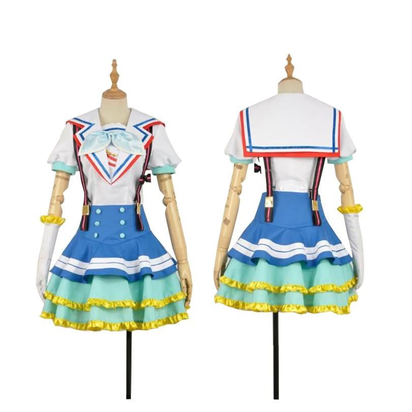 【即納】LoveLive Sunshine ラブライブ サンシャイン 青空 Jumping Heart 津島善子 つしまよしこ 風 コスプレ衣装 演出服 変装 仮装 二次会 イベント