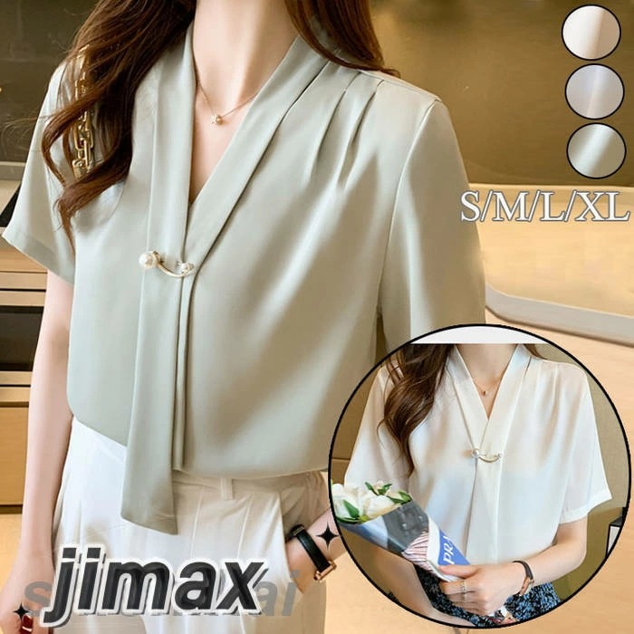 レディース シャツ 半袖 フォーマル ブラウス スーツ シャツ 女性 ビジネス オフィス OL 通勤 夏服 シャツ トップス 事務服 無地 仕事用 シャツ カジュアル 大人 オフィス 形態安定 冷感