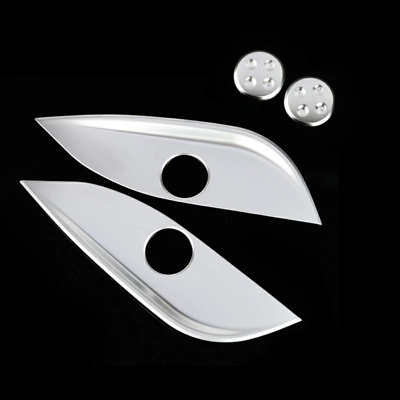 メルセデス・ベンツ C/GLCクラス 用 シート 調整 スイッチ ボタン カバー ガーニッシュ フレーム 4ピース