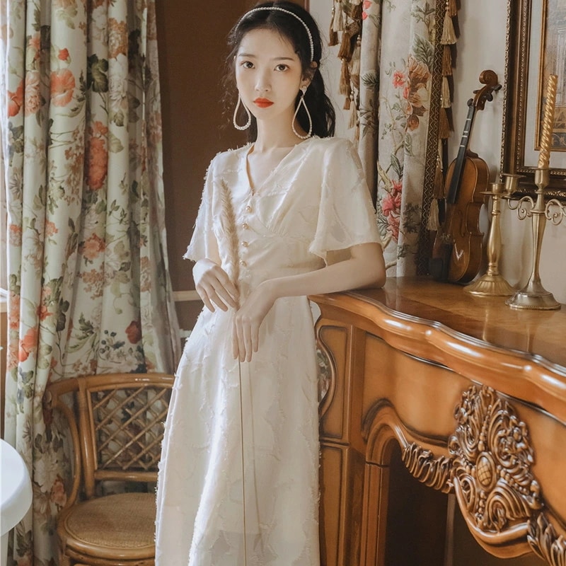 ワンピース 20代 きれいめ 結婚式 30代 40代 ロング 袖あり 半袖 韓国風 大きいサイズ フォーマルドレス 花柄ワンピース お呼ばれ 二次会 披露宴 上品 着痩せ バレンタイン 2025 プレ