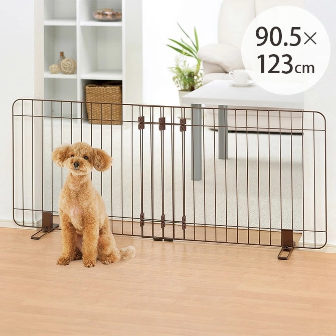 Richell リッチェル 伸縮スタンド簡易ペットゲート 90-120