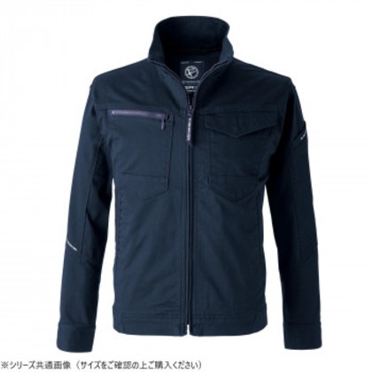 イーブンリバー ソリッドストレッチジャケット ネイビー(04) サイズ:4L US1607