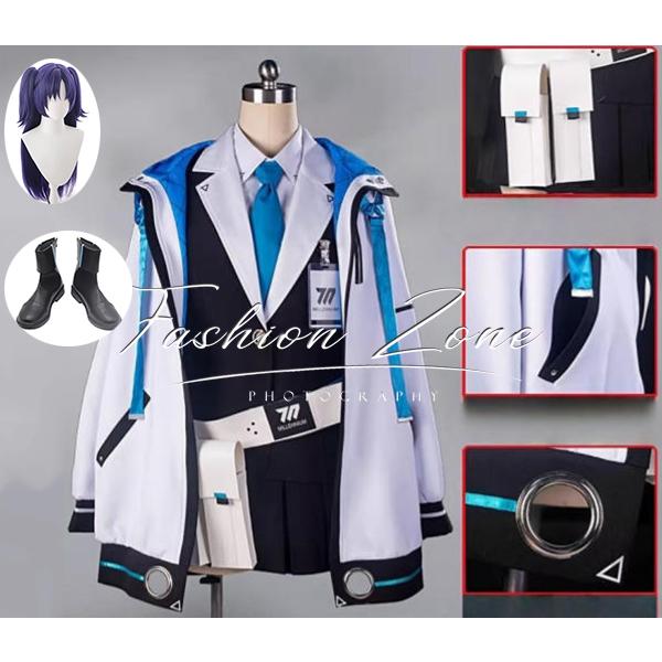 ブルーアーカイブ Blue Archive 風 早瀬ユウカ コスプレ衣装 ウィッグ 靴 cosplay ハロウィン 演出服 変装