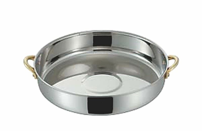 玉虎堂製作所 MA 18-0両手付すきやき鍋 28cm（3.3L）