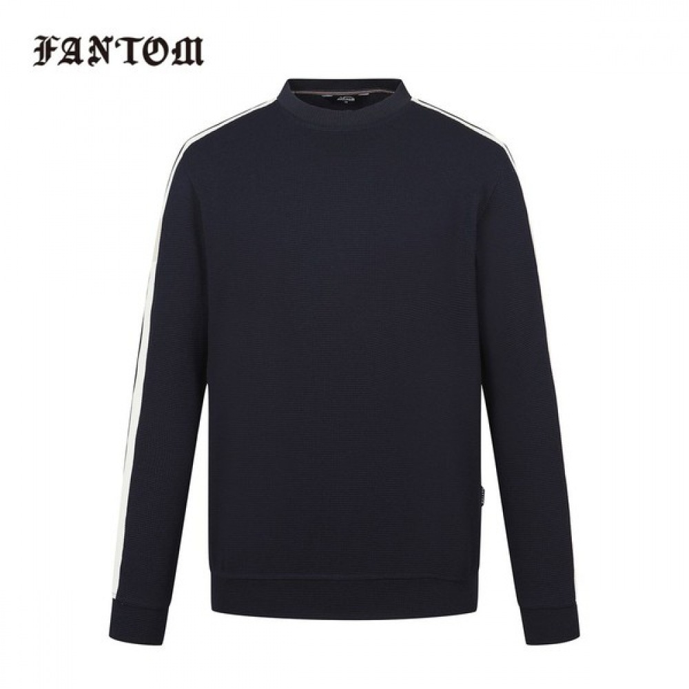 [Phantom] メンズワッフルスリーブカラー長袖Tシャツ