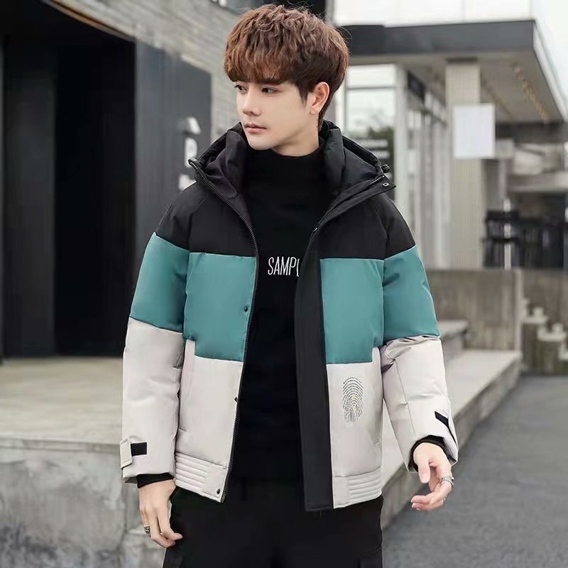 メンズファッション 今年のダウンジャケット 冬アウター ティーンエイジャーダウンジャケット冬のメンズトレンド学生ショート冬のダックダウンハンサムジャケット