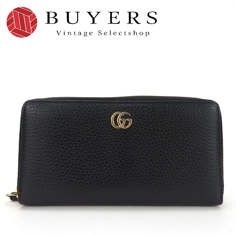 Qoo10] GUCCI 中古 グッチ ラウンドファスナー 長財布 : バッグ・雑貨