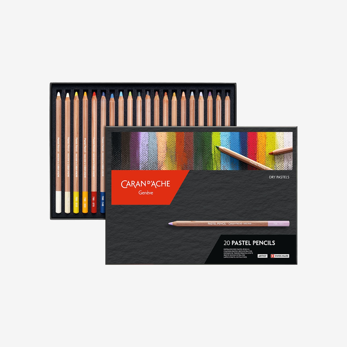 [カランダッシュ(Caran dAche)] パステルペンシル 20色 :: カランダッシュはパステルのラインアップを拡充しています